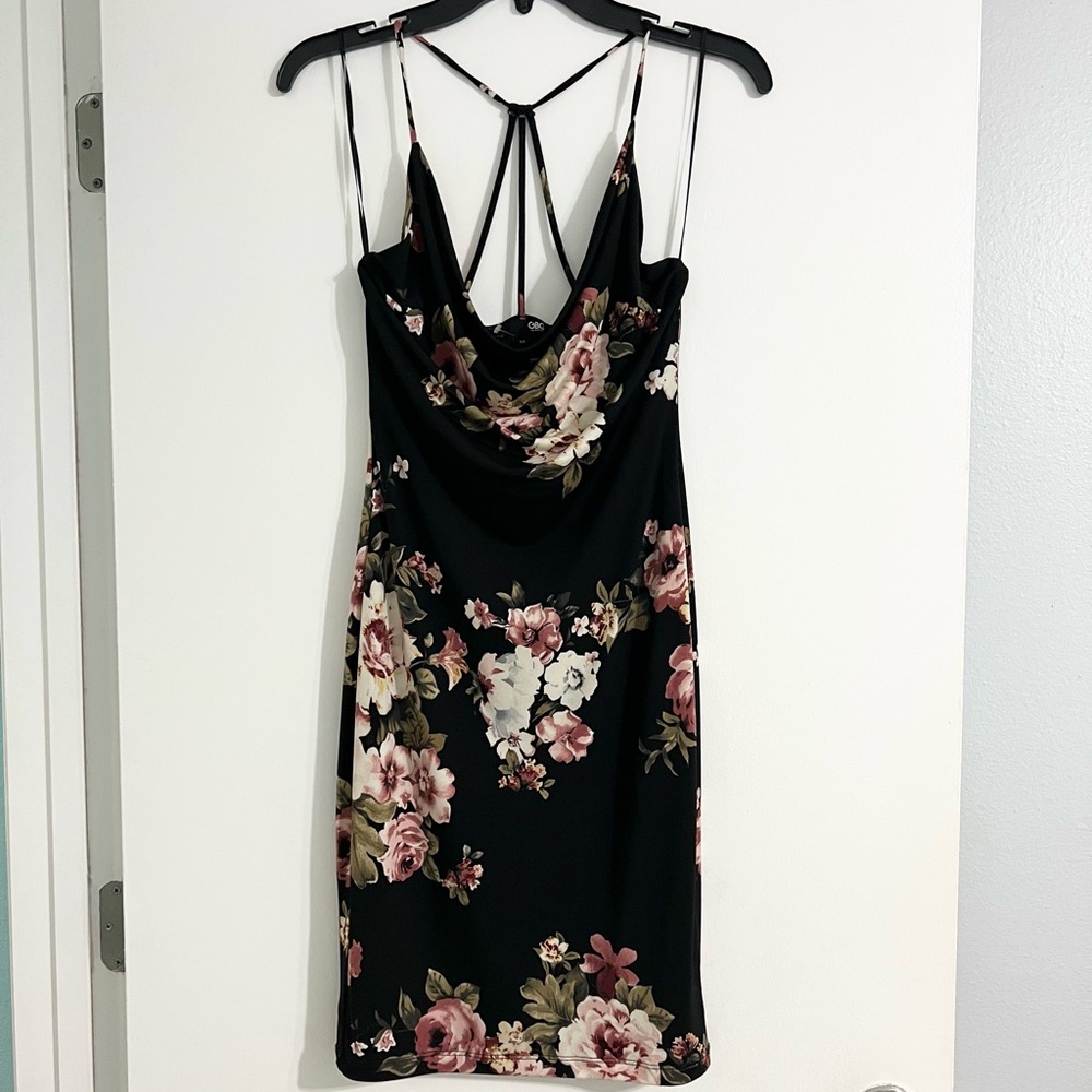 Floral evening dress